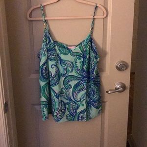 NWT Lilly Pulitzer Skye Cami Keep It Current Sz XL